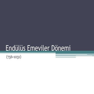 Endülüs Emeviler