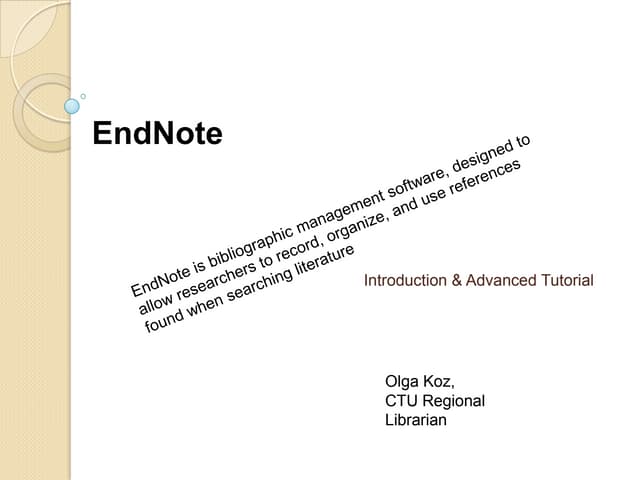 Endnote