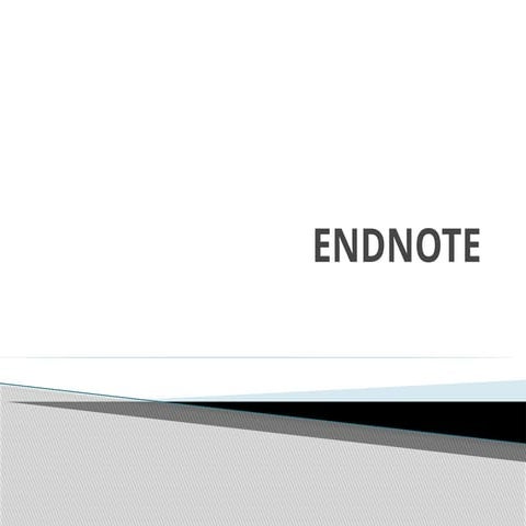 ENDNOTE refrencing how to do step by step..