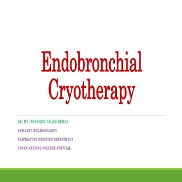Endobronchial Cryotherapy.pptx
