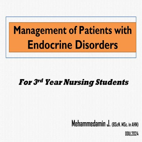 ENDOCRINE SYSTEM FUNCTIONS AND POTENTIAL CONDITIONS visual data 7