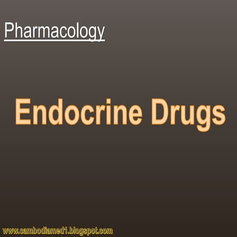 Endocrine Drugs