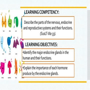 Endocrine system and its glands, functions, location and other abnormalities