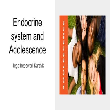 Endocrine system and adolescence