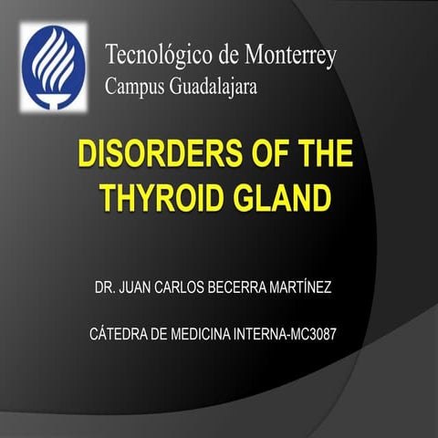 Disorders of the Thyroid Gland