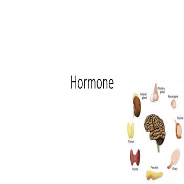 Introduction of Endocrinology, endocrine and endocrine hormones