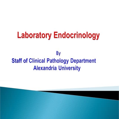 Dynamic testing in endocrinology | PPTX