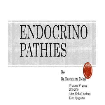 Congenital Endocrinopathy