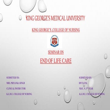 end of life care 