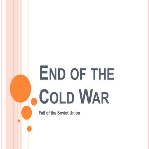 End of the cold war