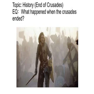 End of the crusades