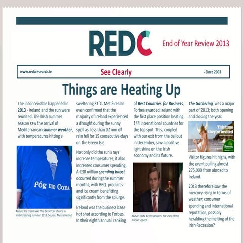 RED C End of year review 2013 & trends 2014