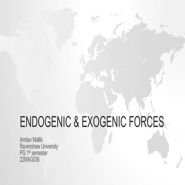 ENDOGENIC & EXOGENIC FORCES AMITAV.pptx