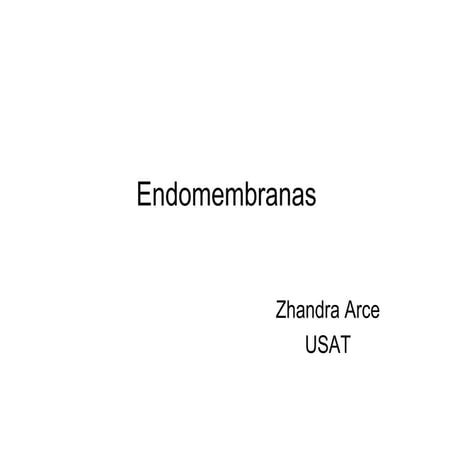 Endomembranas