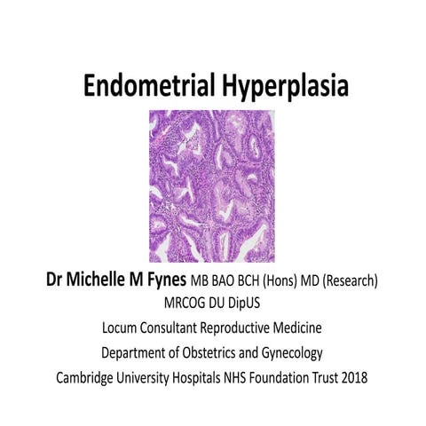 Endometrial Hyperplasia