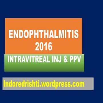 Endophthalmitis  2016