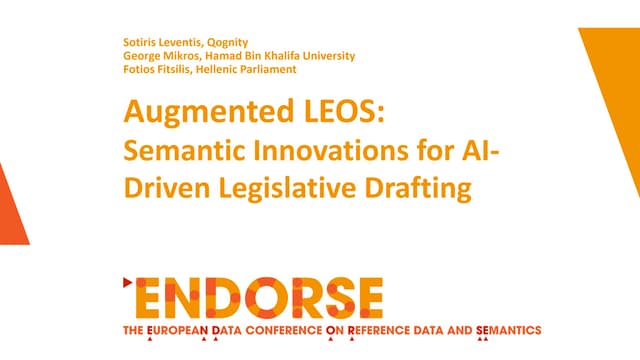 Augmented LEOS: Semantic Innovations for AI-Driven Legislative Drafting
