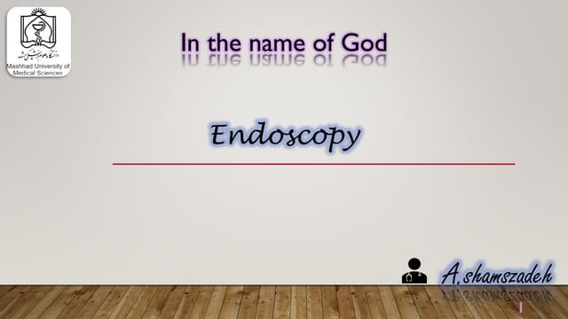 Endoscopy Ppt