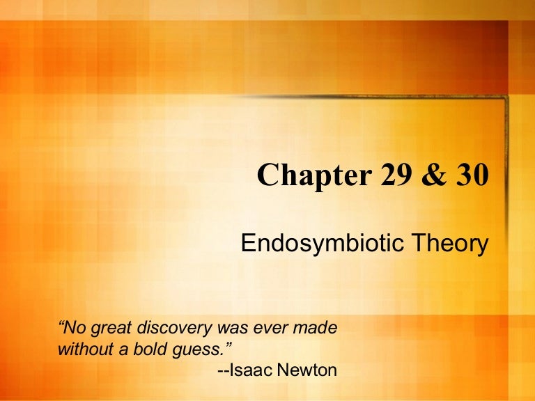 Endosymbiotic theory (1)