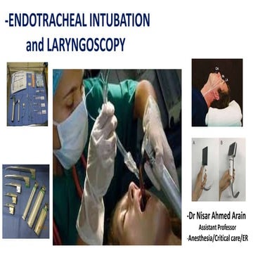 Endotracheal intubation and laryngoscopy part 2