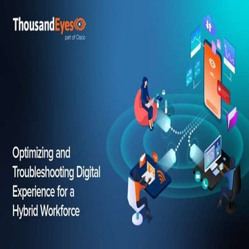 EMEA Optimizing and Troubleshooting Digital Experience for a Hybrid Workforce
