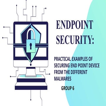 Endpoint Security of database, data file, and information