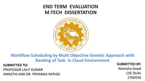 Multi objective genetic approach with Ranking