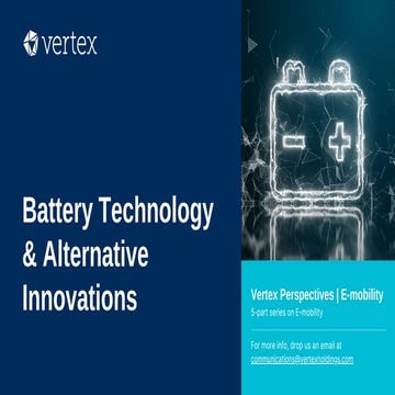 E-mobility | Part 2 - Battery Technology & Alternative Innovations (English)