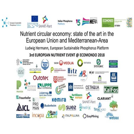 ENE3 - Nutrient circular economy: state of the art in the European Union and ...