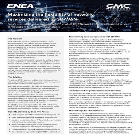 Enea NFV Access Customer Case