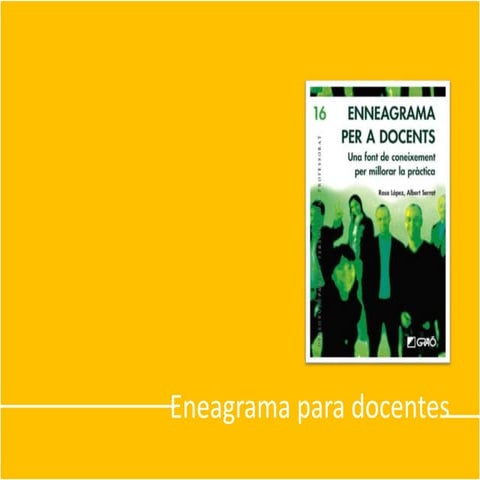 Libro: Eneagrama para docentes