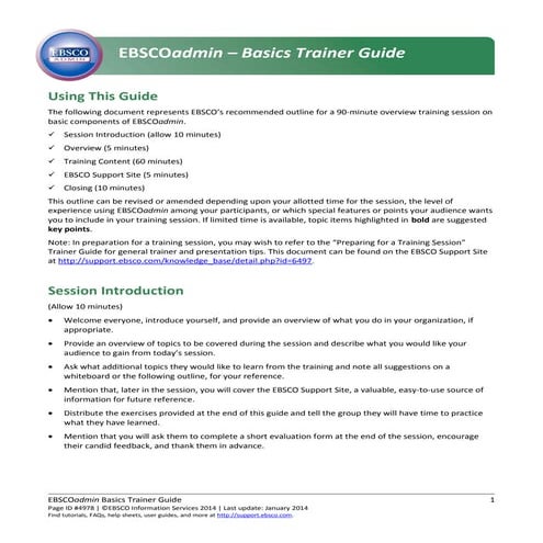 Using EBSCO Databases | PPTX