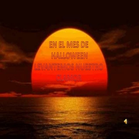 En el mes de halloween