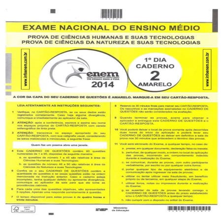 Enem 2014-amarelo