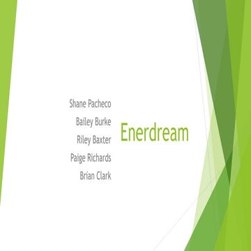 Enerdream - Who We Are