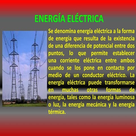 Energía eléctrica