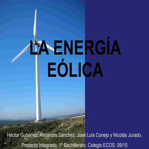 Energía eólica