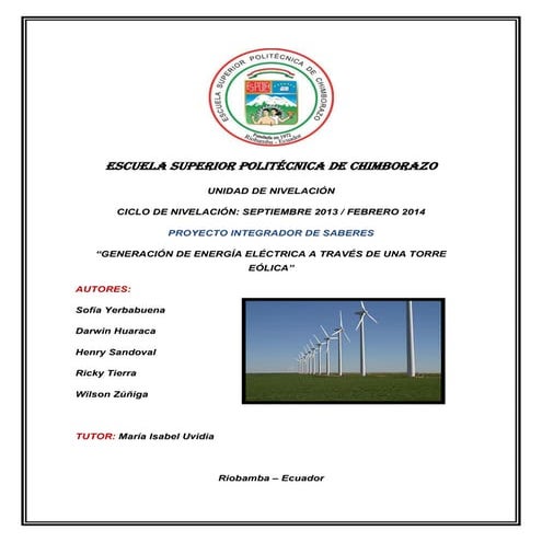 CONSTRUCCIÓN DE UN GENERADOR ELÉCTRICO CASERO. | PDF