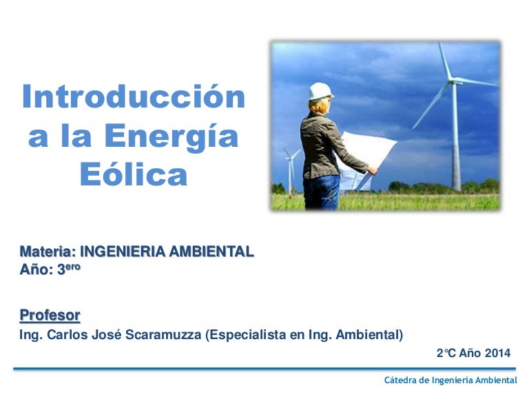 Introducción a la Energía Eólica