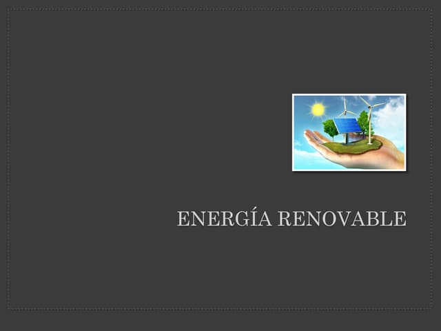 Energía renovable