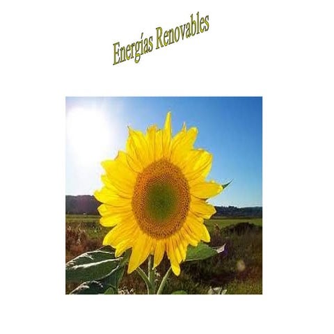 Energías renovables