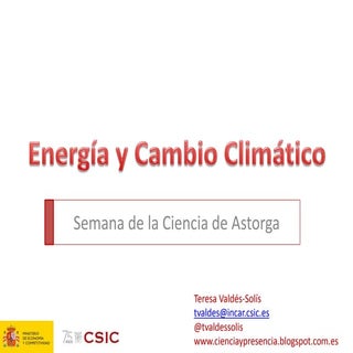Energía y cambio climático
