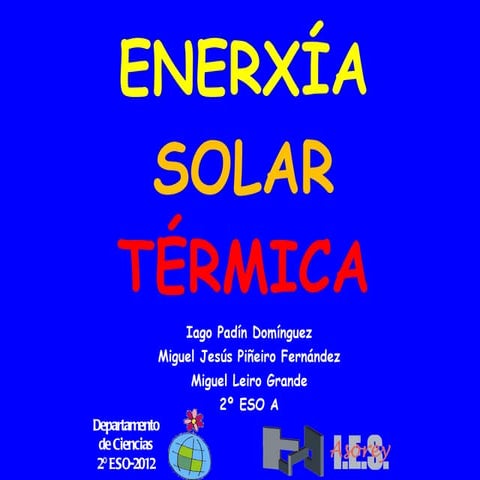 Energia solar termica ies asorey