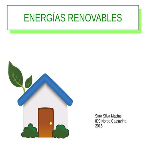 Energias renovables