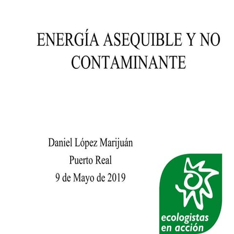 Energías Renovables. Daniel López Marijuan