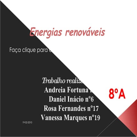 Energias RenováVeis