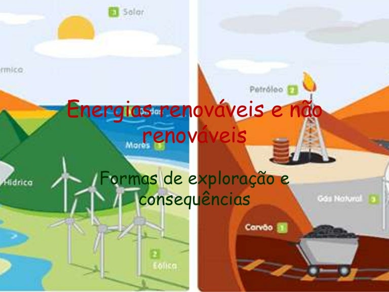 Energias renováveis e não renováveis