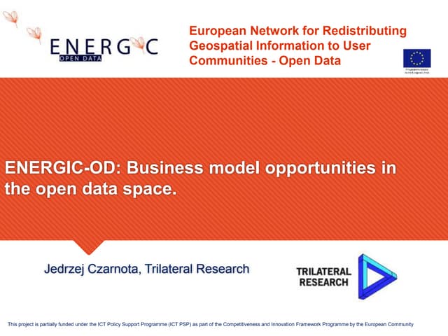 ENERGIC-OD Geospatial World Forum 2016 v.5