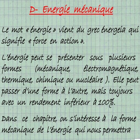 Energie mécanique.meanique du point .pptx