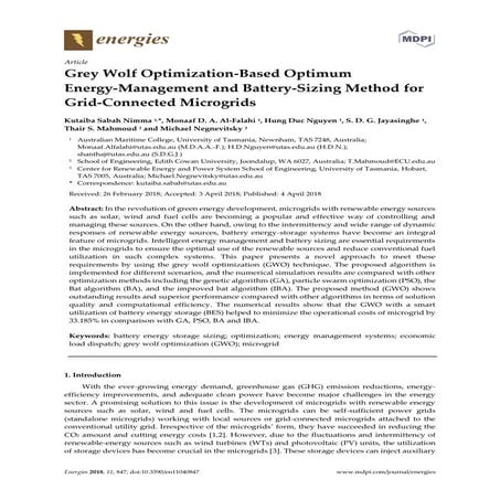 A Comparison of Energy Management System | PDF